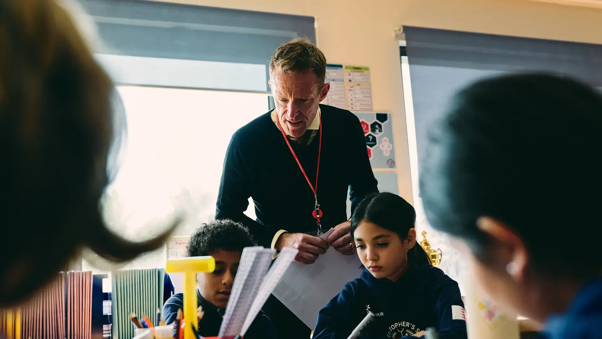 Teacher with Student
